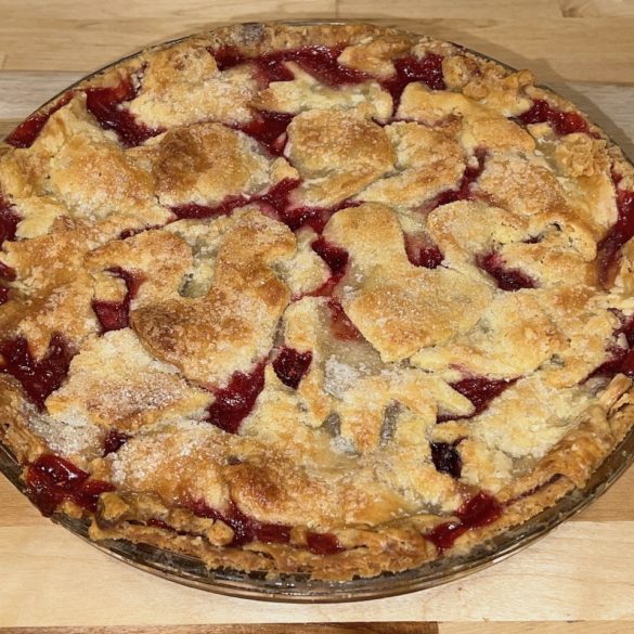 Raspberry Pear Pie